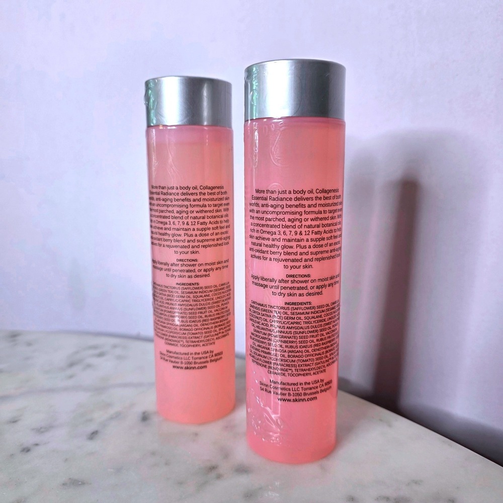 SKINN Collagenesis Essntl Radiance Omega-Rich Anti-Aging Body Oil 6.7 oz Set 2 - Picture 2 of 5